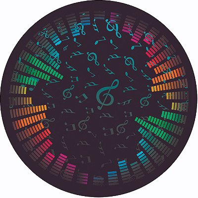 Capa Personalizada para Estepe Ecosport Crossfox Notas Musicais 7
