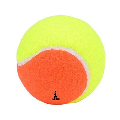 Bola Beach Tennis  Lorben Pack com 3 Unidades para prática de Tênis Stage