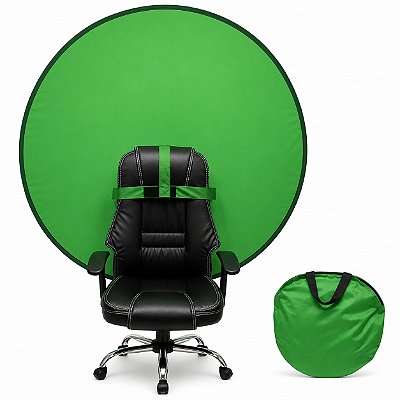 Fundo Fotográfico Chroma Key Verde Lorben Portátil Diâmetro 137 cm com Bolsa