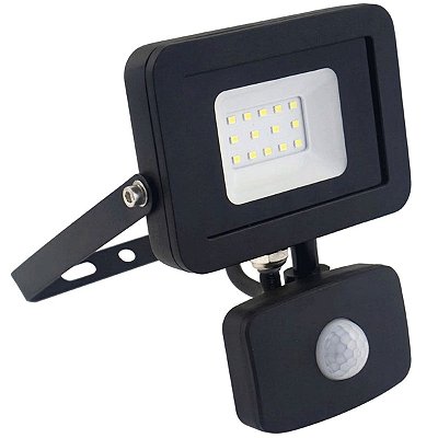 Holofote Refletor Led 10W Lorben com Sensor de Presença Movimento por Indução