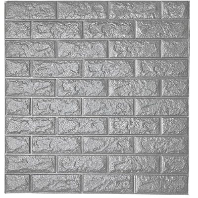 Kit 10 Painel 3D Revestimento de Parede Tijolinho Autocolante Lorben