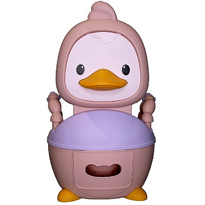 Troninho Infantil Desfralde Penico Portátil Patinho Lorben