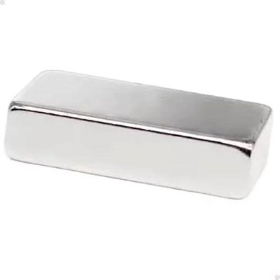 Ímã de Neodímio Bloco 39x19x09mm Super Forte Suporta até 25kg