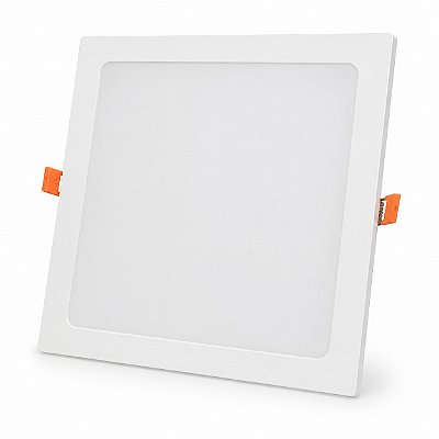 Plafon Painel de LED quadrado de Embutir 30x30cm - 25W 6500k - Marca Lorben
