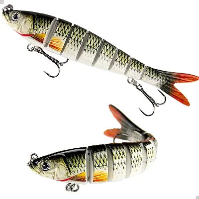 Isca Artificial Articulada 8 Segmentos Tucunare Traira Robal