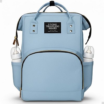 Mochila Maternidade Bebê Grande Bolso Térmico Mamadeira Reforçada Viagem Passeio