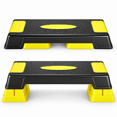 Step Aeróbico Ajustável 2 Alturas 70x29cm Fitness