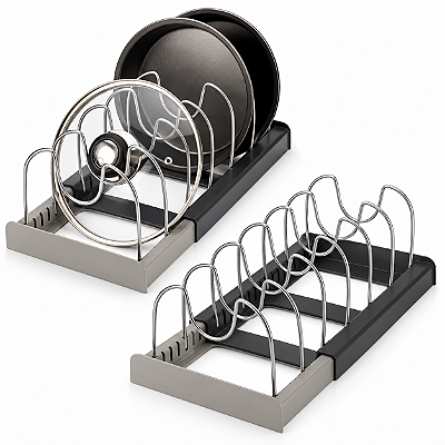 Organizador Expansível para Tampas Panelas e Formas Ajustável
