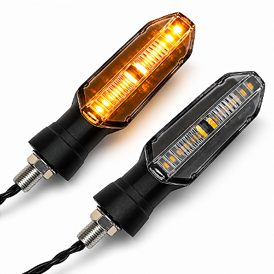 Par Pisca Seta Led Sequencial Rosca CB Twister CB300 XRE300