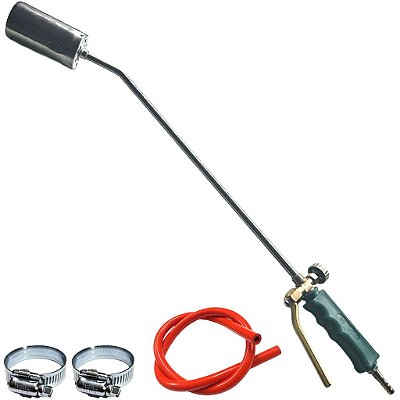 Lança Chama de Gatilho Rápido Lorben Solda e Aquecimento 2 Reguladores