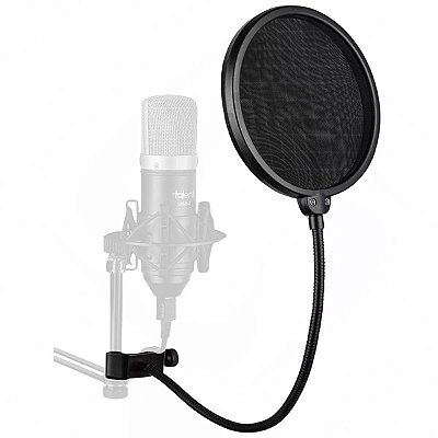 Pop Filter Lorben Anti Puff para Microfone Condensador Estúdio
