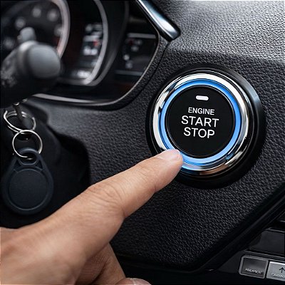 Kit Ignição Lorben Partida RFID Motor Carro Botão Start Stop Universal