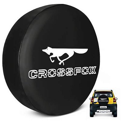 Capa Personalizada para Estepe Pneu Especial Crossfox Fox Logomarca
