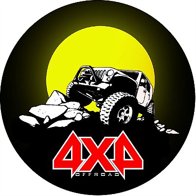 Capa de Estepe Personalizada para Ecosport Crossfox Estampa 4x4
