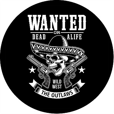 Capa de Estepe Personalizada para Ecosport Crossfox The Outlaws