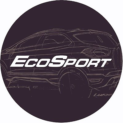 Capa Personalizada para EstepeEspecial Ecosport Estampa Logomarca Ecosport