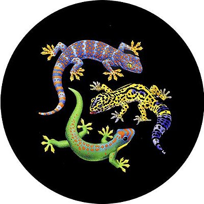Capa Personalizada para Estepe Ecosport Crossfox Lagartos Geckos