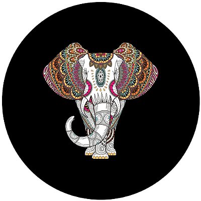 Capa Personalizada para Estepe Ecosport Crossfox Aircross Elefante Tribal