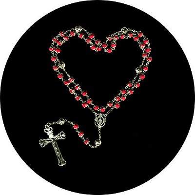 Capa Personalizada para Estepe Ecosport Crossfox Religioso Rosário Vermelho