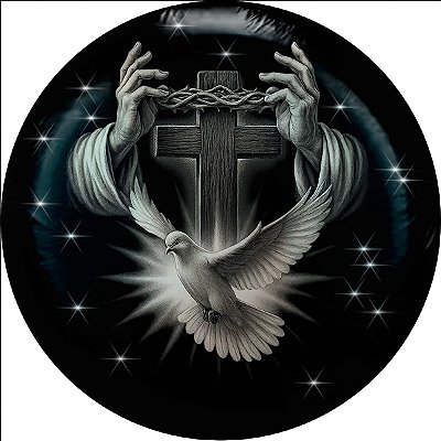 Capa Personalizada para Estepe Ecosport Crossfox Religioso Jesus