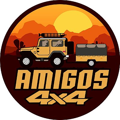 Capa Personalizada para Estepe Ecosport Crossfox Amigos 4x4