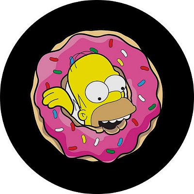 Capa Personalizada para Estepe Ecosport Crossfox Homer Simpson