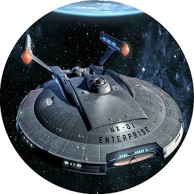 Capa Personalizada para Estepe Ecosport Crossfox Star Trek Enterprise