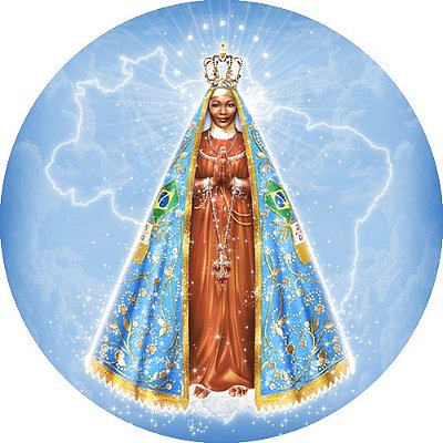 Capa de Estepe Personalizada para Ecosport Crossfox Religioso Nossa Senhora Aparecida