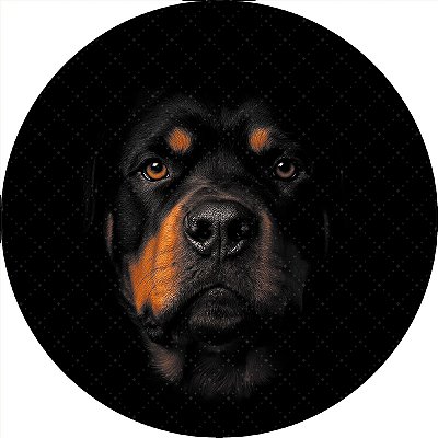 Capa Personalizada para Estepe Ecosport Crossfox Rottweiler 3