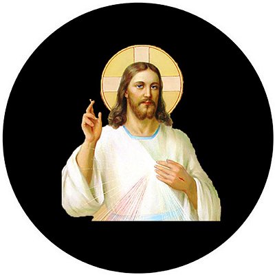 Capa Personalizada para Estepe Ecosport Crossfox Religioso Jesus Cristo
