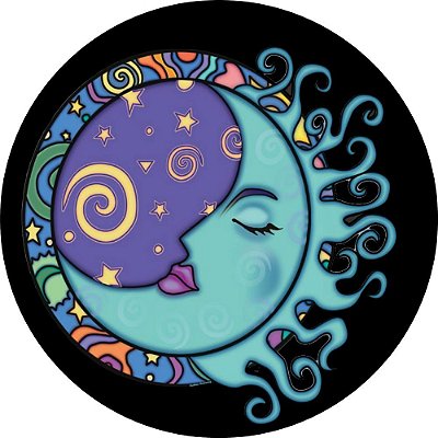 Capa Personalizada para Estepe Ecosport Crossfox Lua Azul