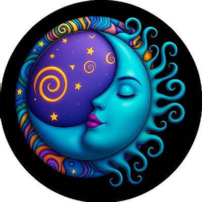 Capa Personalizada para Estepe Ecosport Crossfox Lua Azul