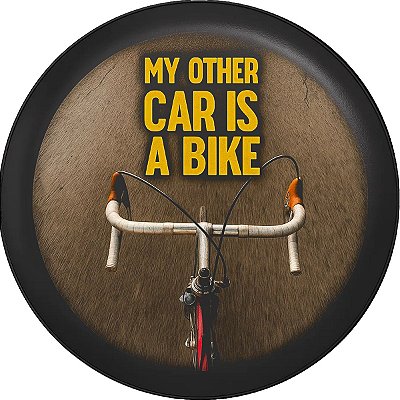 Capa de Estepe Personalizada para Ecosport Crossfox My Other Car is a Bike