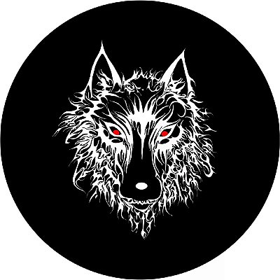 Capa Personalizada para Estepe Ecosport Crossfox Lobo