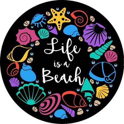 Capa Personalizada para Estepe Ecosport Crossfox Aircross Life is a Beach