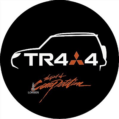 Capa de Estepe Personalizada Pneu aro 17 Exclusiva para Pajero TR4 4X4