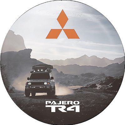 Capa de Estepe Personalizada Pneu aro 17 Exclusiva para Pajero TR4 4X4
