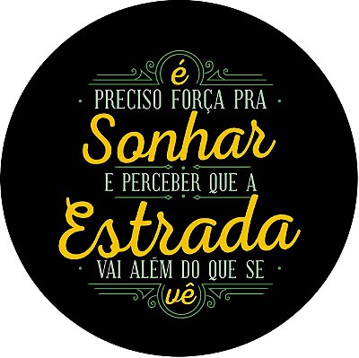 Capa Personalizada para Estepe Ecosport Crossfox Aircross Estampa Frases