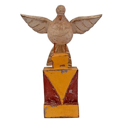 Escultura Divino Espírito Santo no Pedestal 14cm A (S)