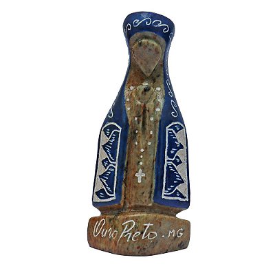 Imagem Nossa Senhora Aparecida Pedra Sabão 10 cm (S)