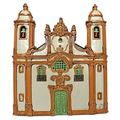 Quadro Igreja de Nossa Senhora do Carmo Ouro Preto Gesso (S)