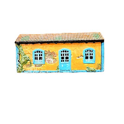 Sobrado Casa Réplica de Pau a Pique Barro  Artesanato Ouro Preto Minas Gerais