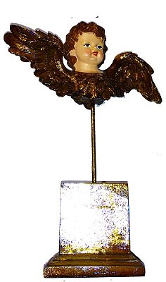 Rosto de Anjo Pedestal 30cm (S)