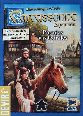 Carcassonne A Princesa e o Dragão Expansão Jogo de Tabuleiro