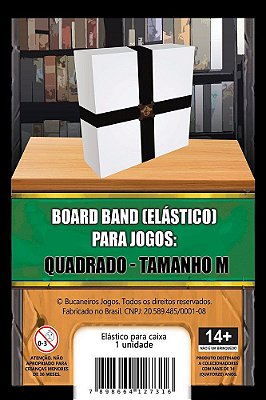 Board Band (Elástico) Board Games - Cx Quadrada - Tam M
