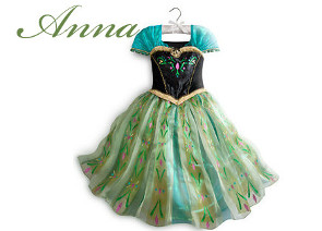 Vestido de festa da Anna/Frozen