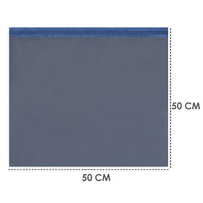 Envelope de Segurança ECO Cinza Reciclado Com Hot Melt - 50 x 50 CM