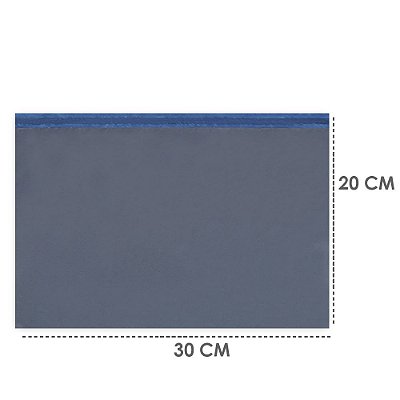 Envelope de Segurança ECO Cinza Reciclado Com Hot Melt - 30 x 20 CM