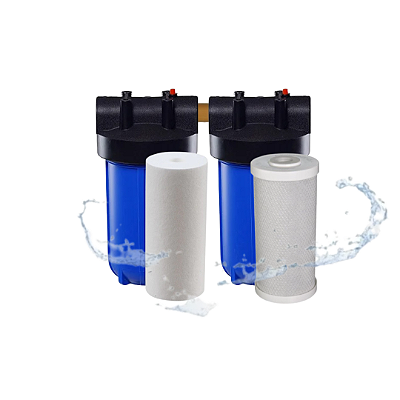 Filtro Big Blue 10” - 750 L/H - Remove cloro - 1PP1CB