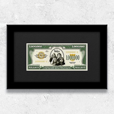 Quadro One Million in Gold The Beatles III